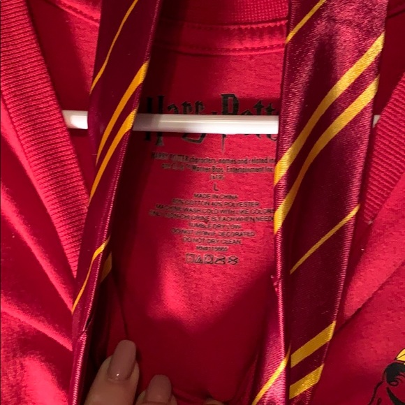 Harry Potter TShirt w Matching Tie & Bow - Men’s L - Picture 2 of 3